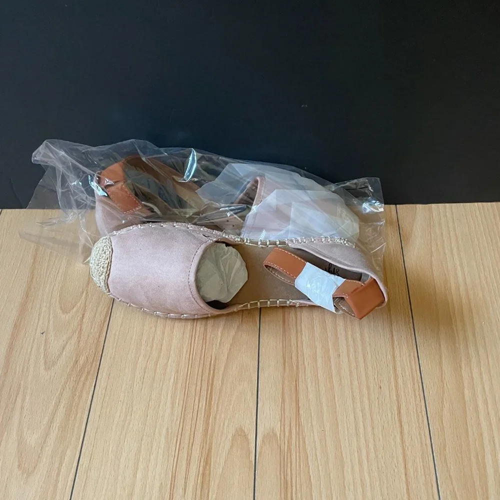 Style & Co. Blush pink Espadrilles with ankle wrap ties